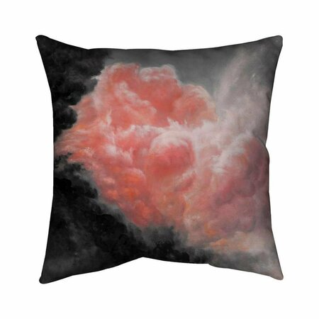 BEGIN HOME DECOR 26 x 26 in. Dark Clouds-Double Sided Print Indoor Pillow 5541-2626-LA60